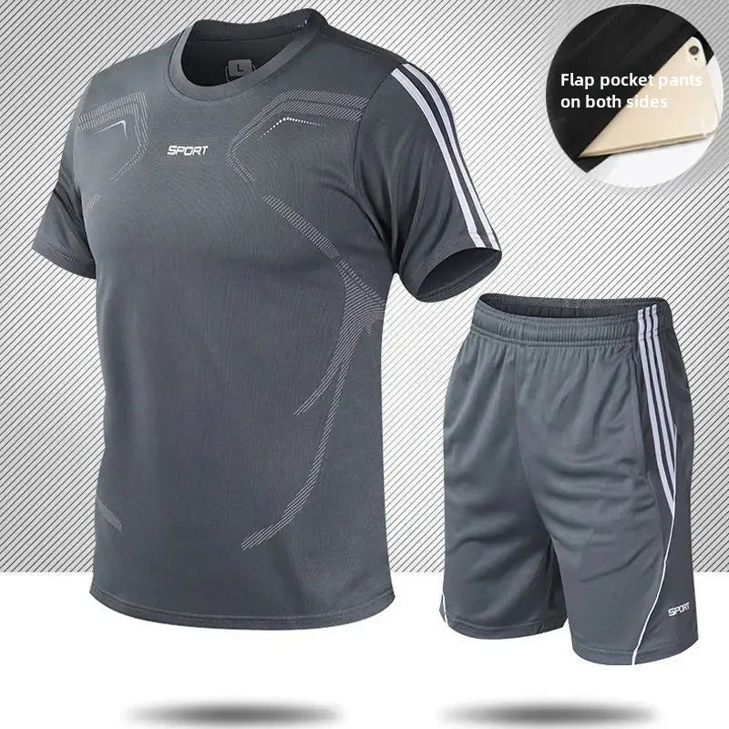 Men's Summer Sports Set – Loose Fit Casual Outfit
