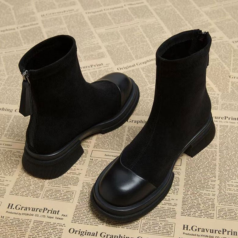 STOCK-Korean-style Retro Martin Boots