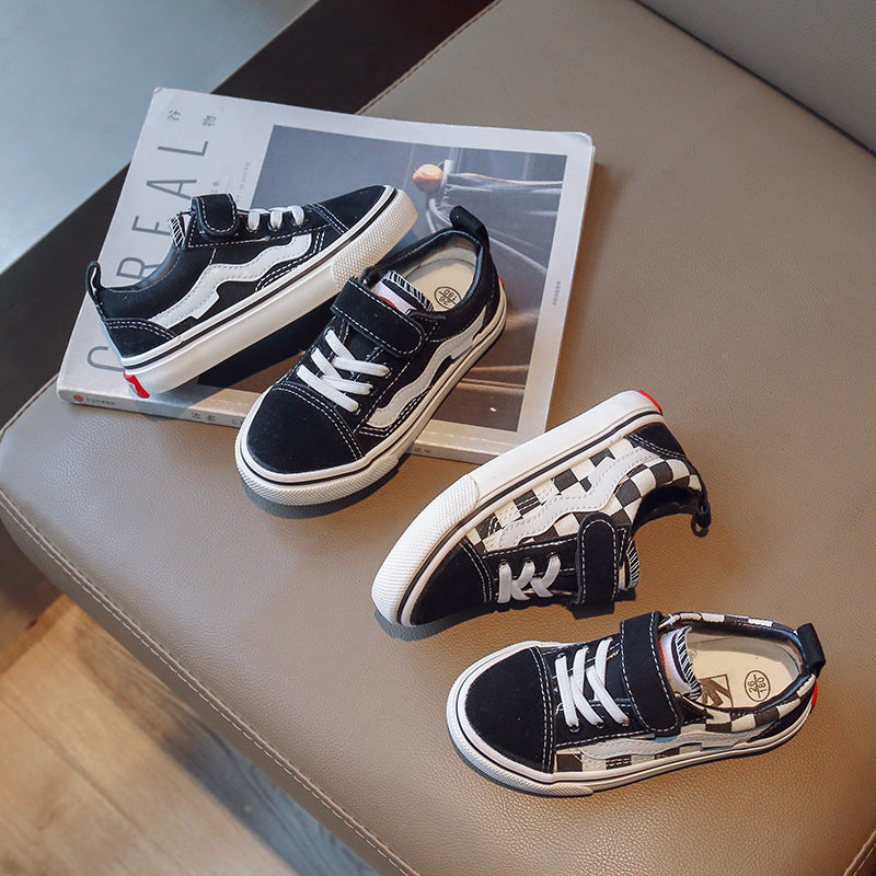 Checkerboard Canvas Sneakers – Cool, Comfy & Full of Style