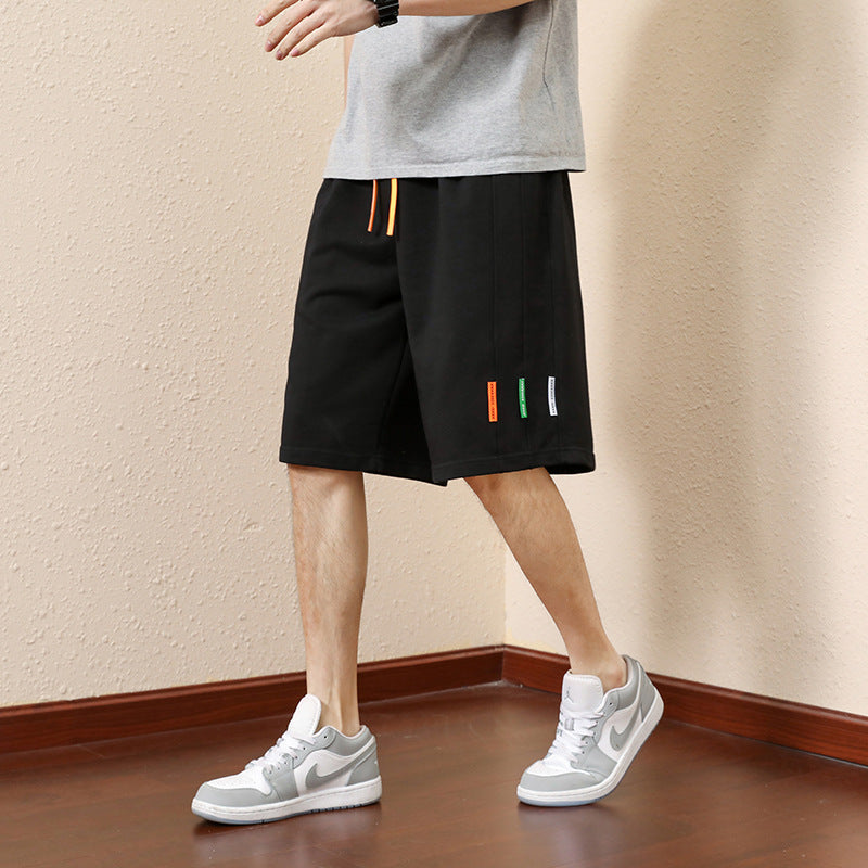 STOCK-Men's Loose Basketball-Style Summer Shorts