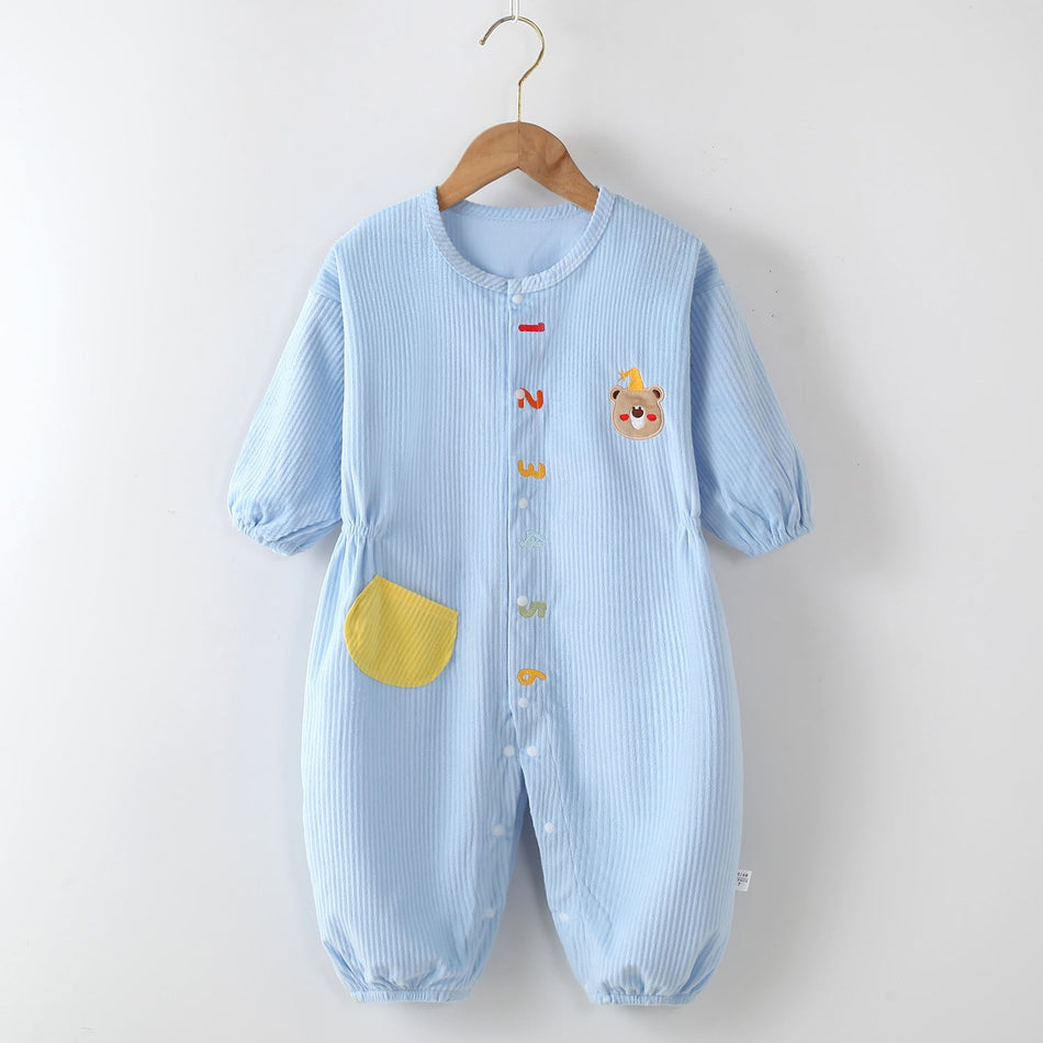 Baby Climbing Suit Autumn Winter One-Piece Crawling Overcoat