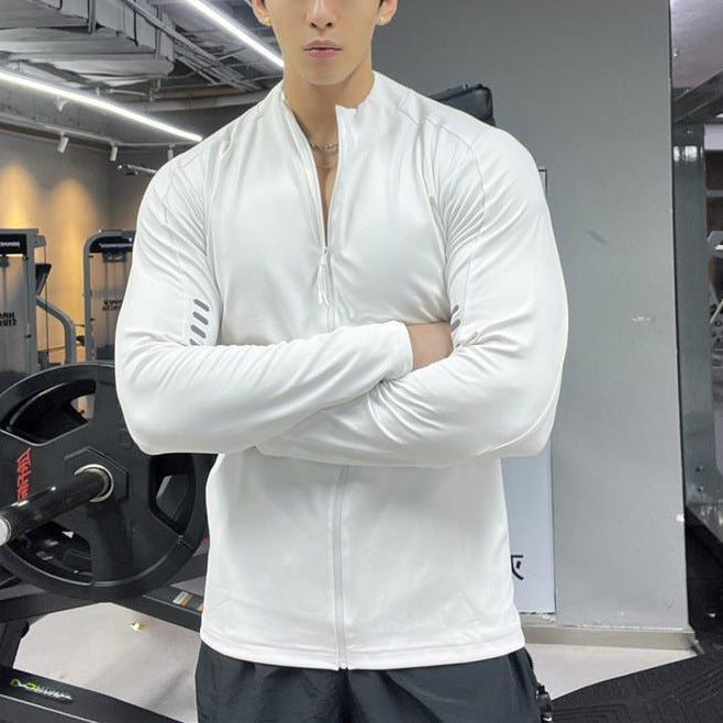 Men’s Stretch Zipper Top – Sun-Proof & Sporty