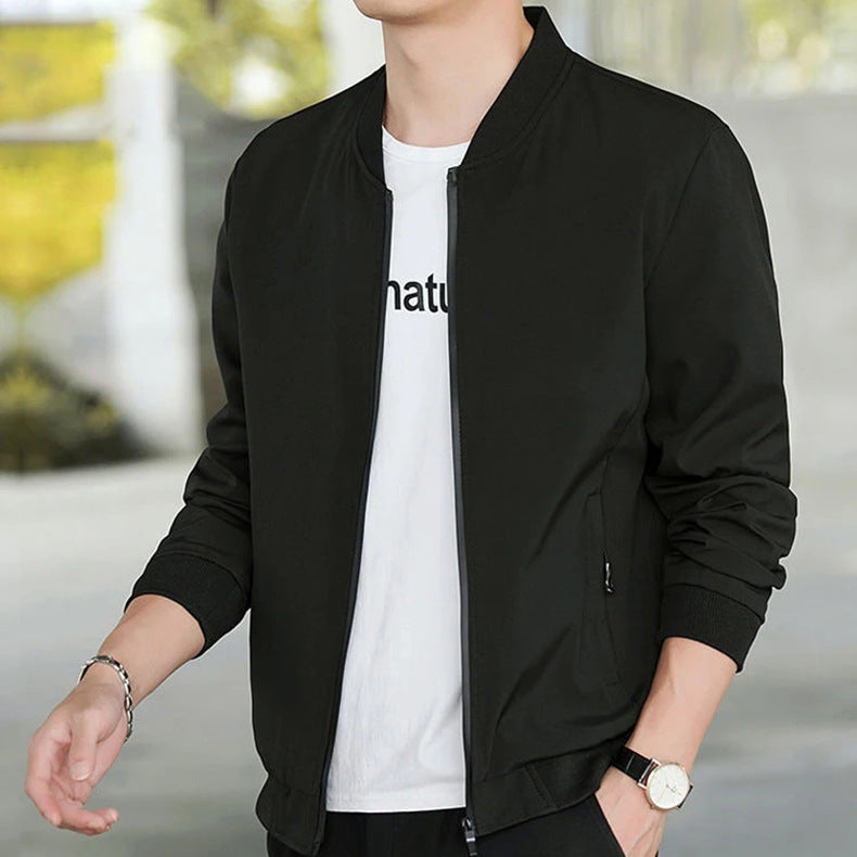 STOCK-Men’s Korean Style Spring-Fall Casual Large Size Jacket