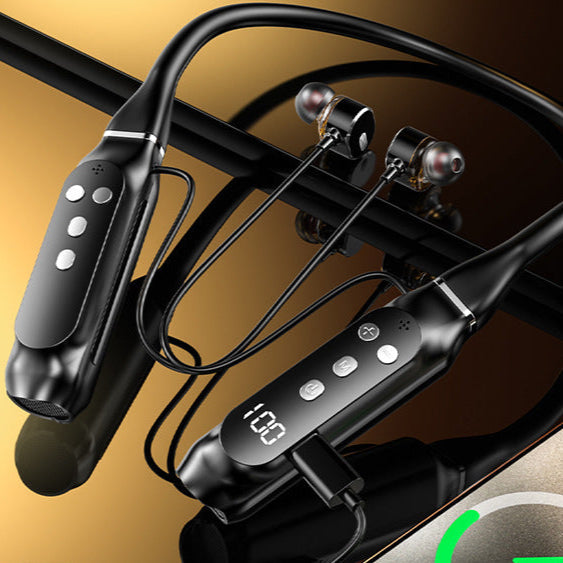 Ultra Long Endurance Wireless Bluetooth Headset with Subwoofer &