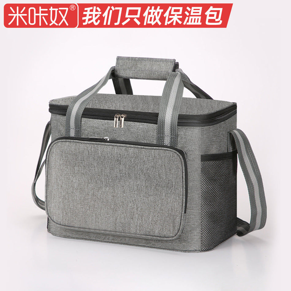 Large Capacity Oxford Cloth Insulated Ice Lunch Bag
