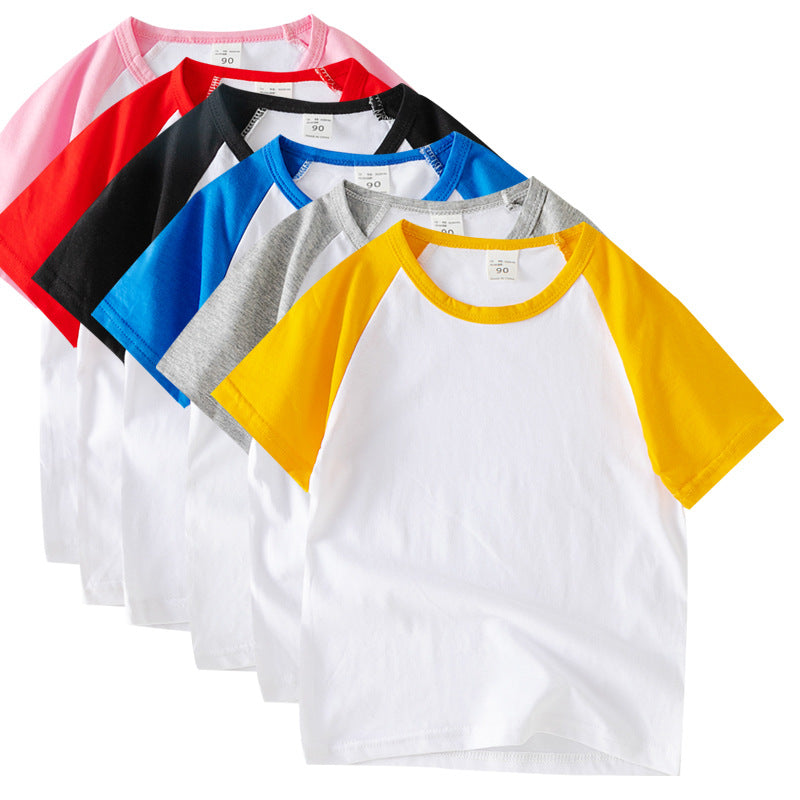 Kids Cotton Printed Crewneck T-Shirt – Group Wear 2024