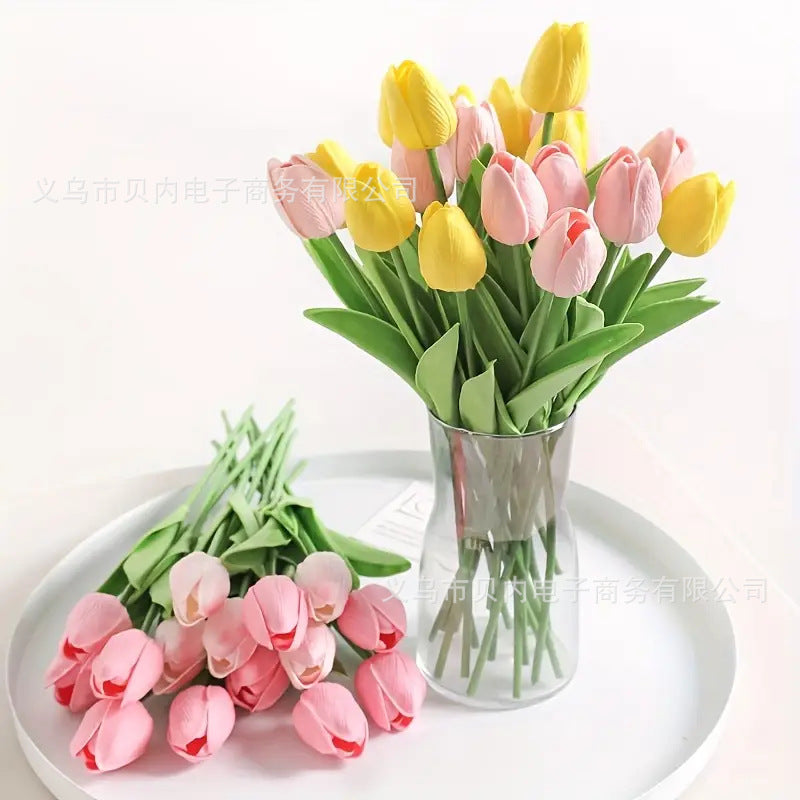 PU Mini Artificial Tulips – Home & Bridal Decoration