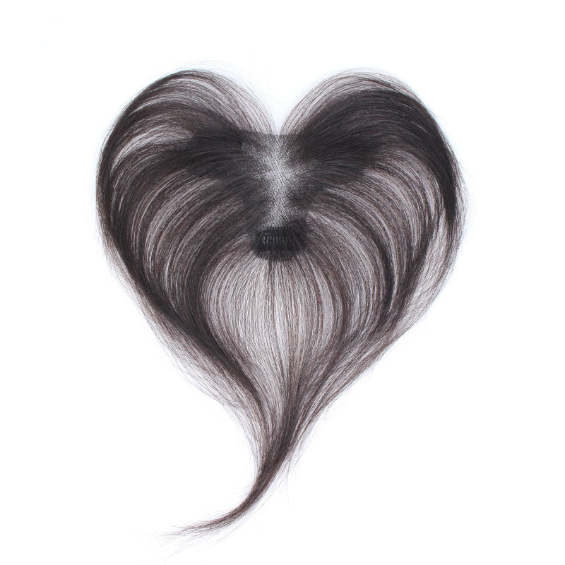 Hand-Woven Real Hair Bangs Wig – Invisible Fluffy Hairline