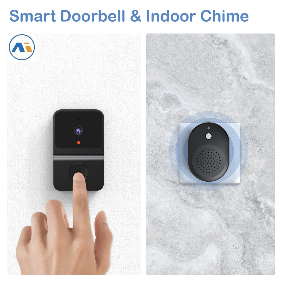 Smart Wireless Video Doorbell Z30T23 – Low Power WiFi Ding-Dong