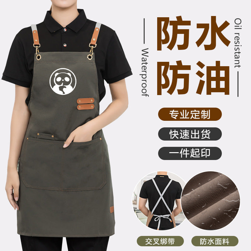 Custom Logo Waterproof Apron – Wholesale Factory Stock
