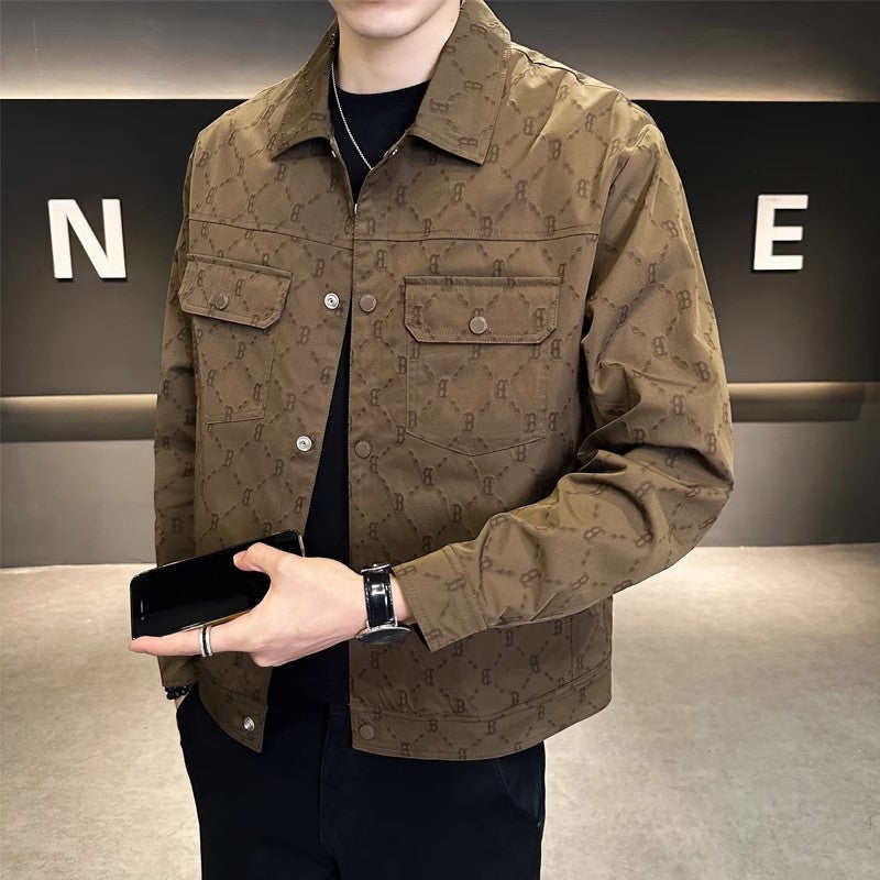 Men's Slim Fit Casual Jacket | Trendy Spring & Autumn