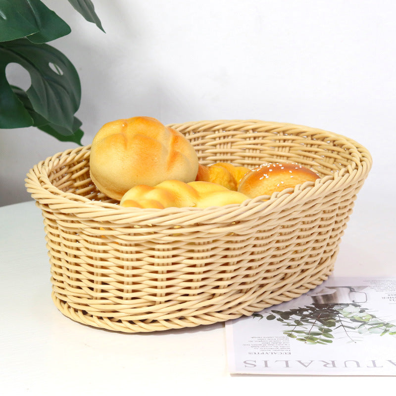 Oval Bread and Fruit Basket for Daily Use
