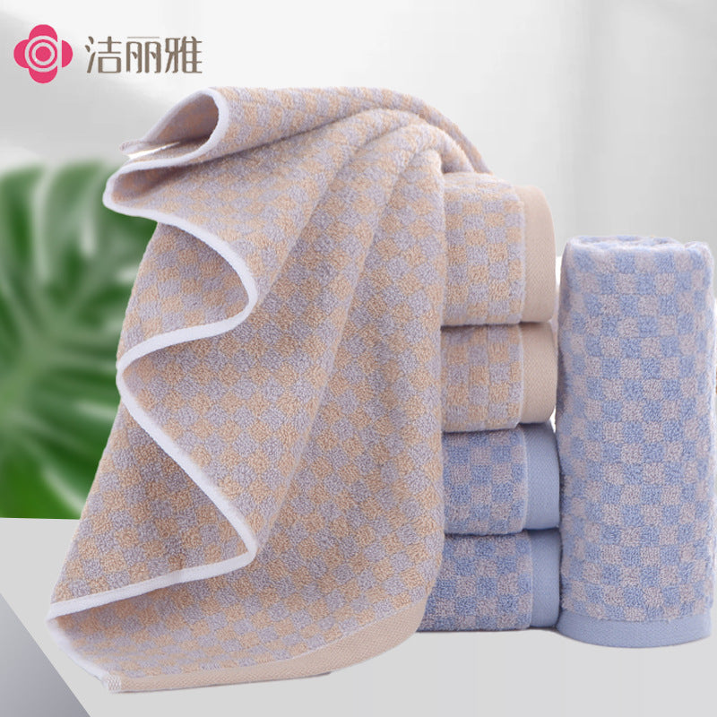 Jieliya Soft Cotton Face & Bath Towel – Thick Absorbent