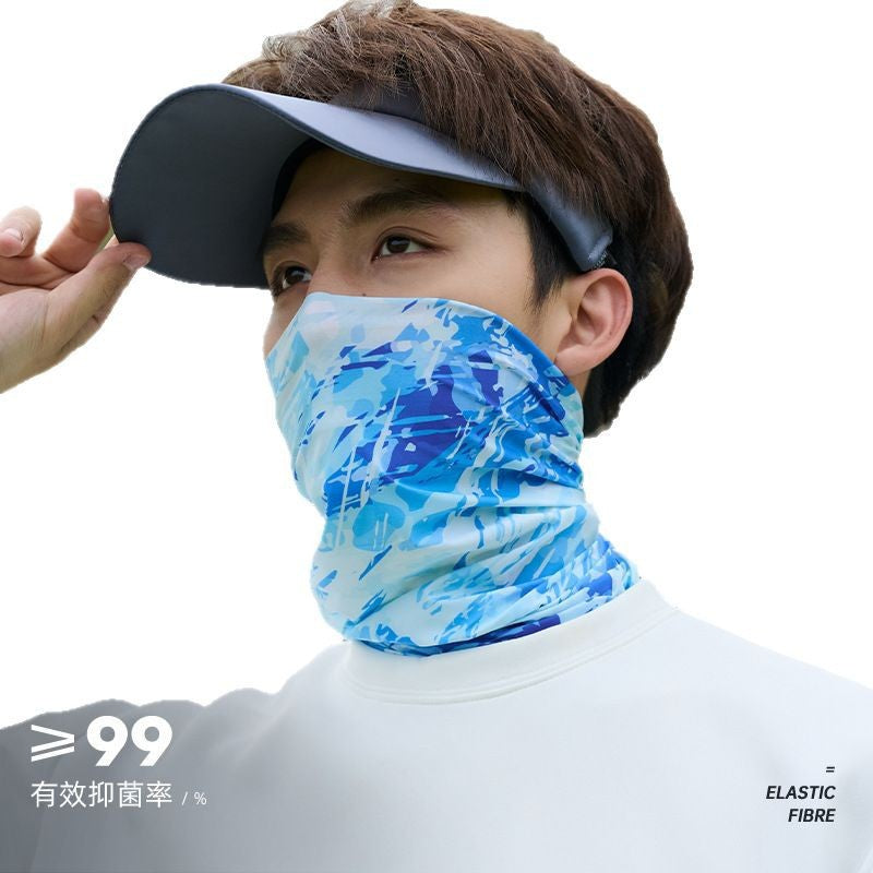 Men’s Ice Silk UV Protection Mask – Full Face Cycling Scarf