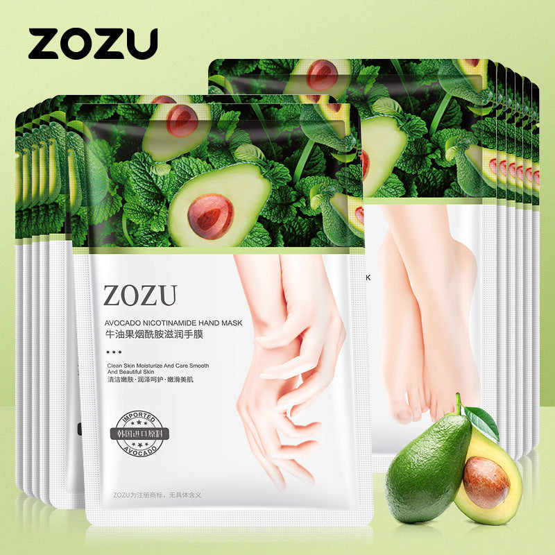 Zozu Avocado Niacinamide Hand & Foot Mask Moisturizing