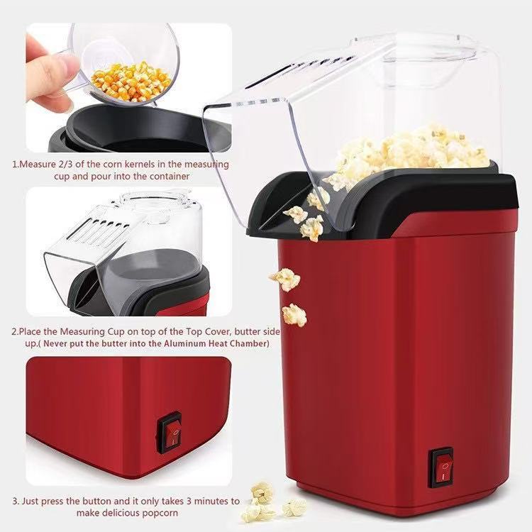 Mini Electric Popcorn Machine for Home Snack Making