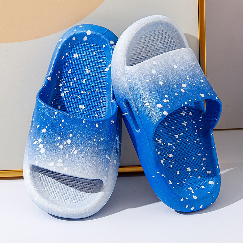 Kids’ Gradient Summer Slippers Indoor Outdoor Sandals
