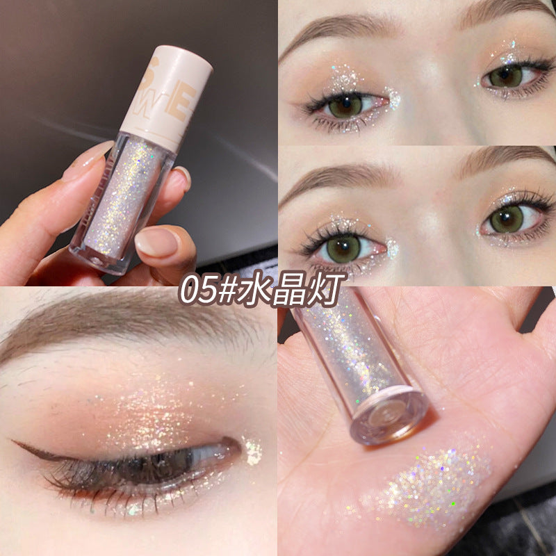 Sweet Mint Glitter Liquid Eyeshadow – Pearlescent & Brightening