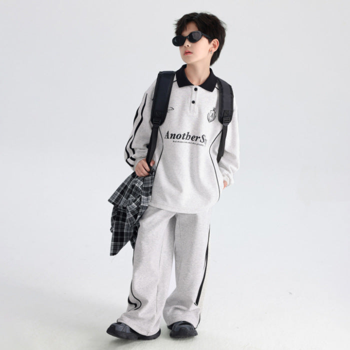 Boys Preppy Sweater Set – Spring Polo Outfit – Outfit Sets – Image 6