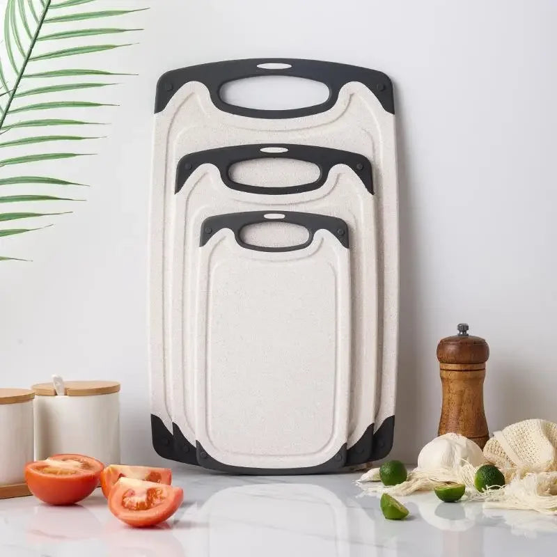 Outdoor Portable Double-Sided Cutting Board – New Wheat Straw
