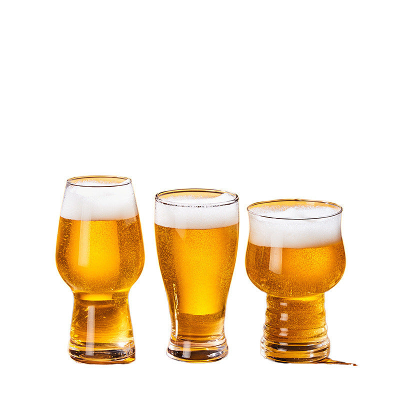 Wide-Waist Large Craft Beer Glass Mug