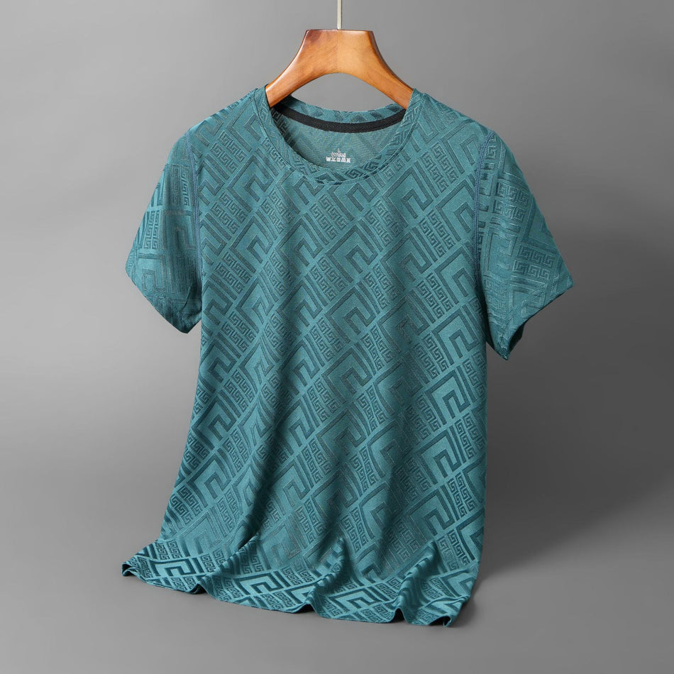 Men’s Ice Silk T-Shirt - Luxury Summer Fashion 2025