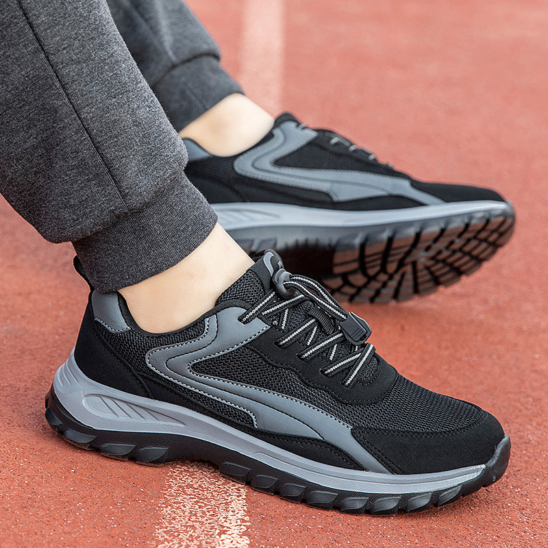 INSTOCK-Soft Men’s Walking Shoes – Lightweight & Non-Slip 2025