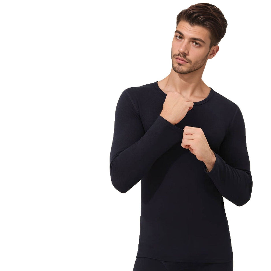 Men’s Antibacterial Cotton Thermal Top | Comfortable Base Layer