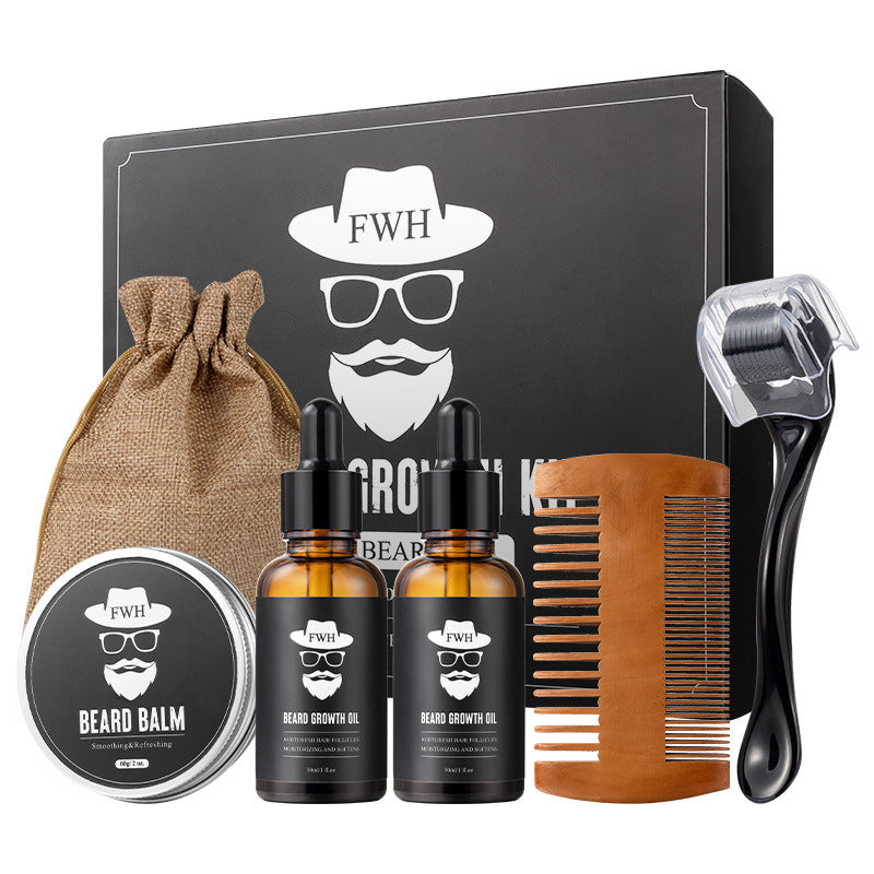 Premium 6-in-1 Beard Care Set for Men Nepal