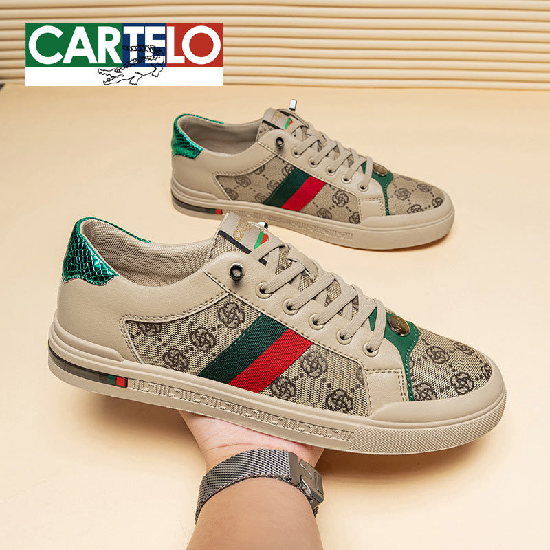 Luxury Men’s Slip-On Sneakers – 2025 Spring Edition