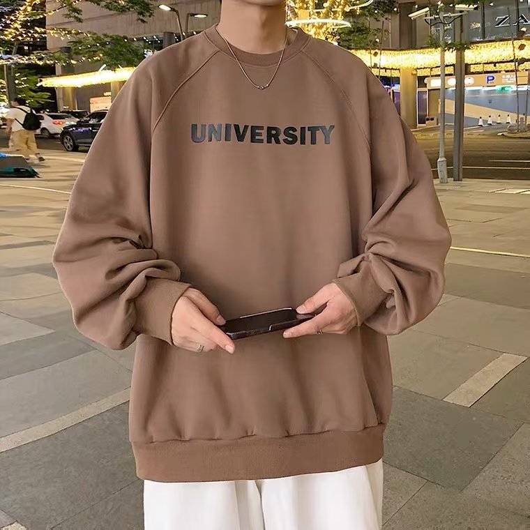 INSTOCK-Men’s Hooded Round Neck Sweatshirt – Thick Fleece