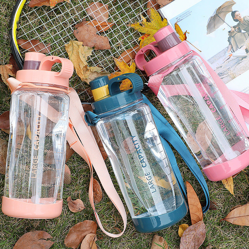 1.3L Large Sports Water Bottle – Portable & Durable