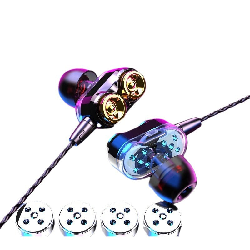 Wired In-Ear Headphones 2025 | Dual Speaker Bass