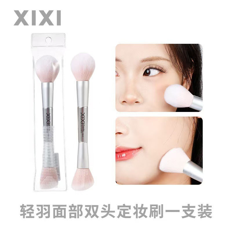 Xixi Double-Ended Makeup Brush | Powder & Highlight Tool
