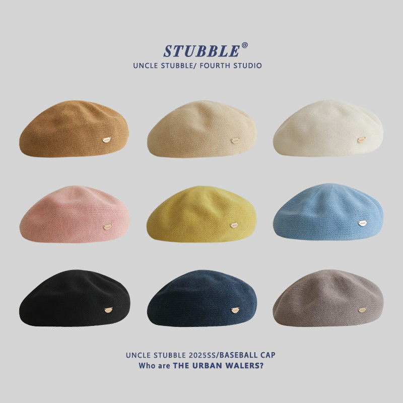 Mesh Hollow Bud Hat – Sweet Korean Painter Cap