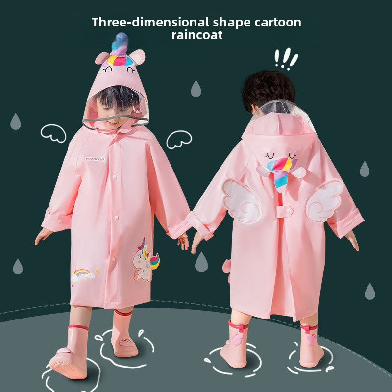 Girls’ Unicorn Raincoat | Cute Bunny Rainwear 2025