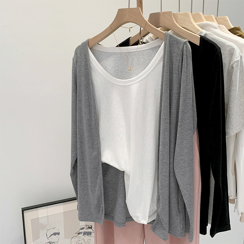 Summer Knit Cardigan Sunscreen Short Jacket