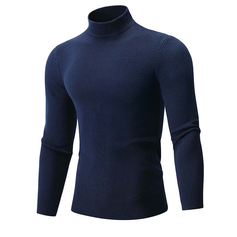 INSTOCK-Men's Half Turtle Neck Sweater Spring Autumn Casual Top