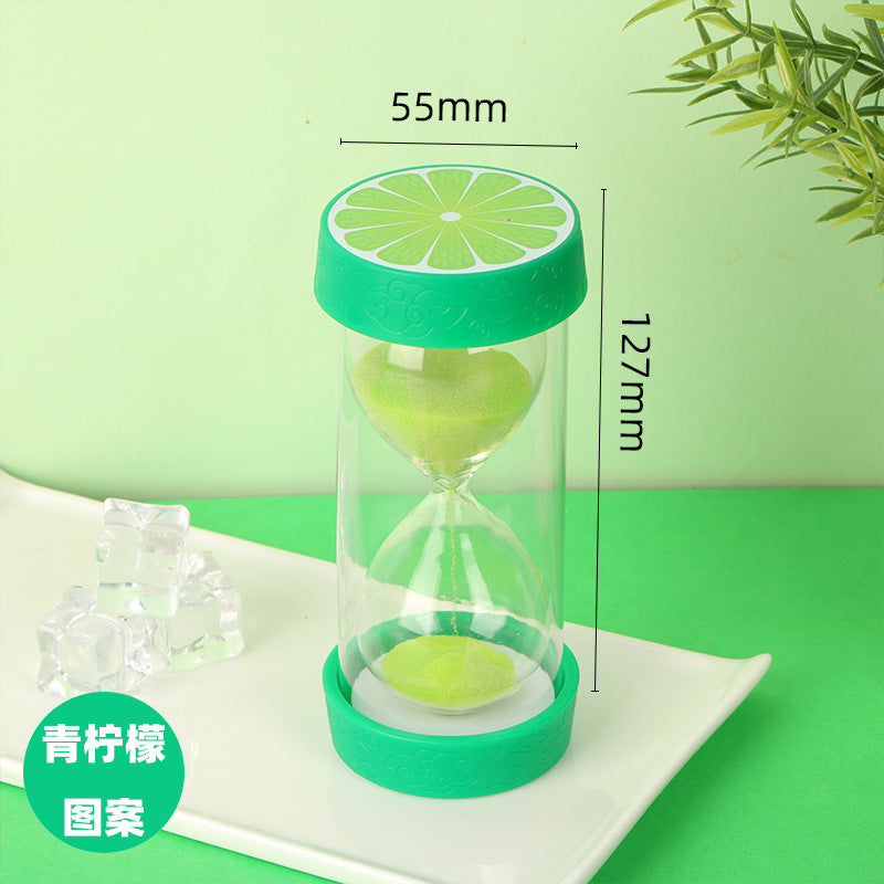 Fruit-Themed Hourglass Timer – 5/15/30 Min for Kids