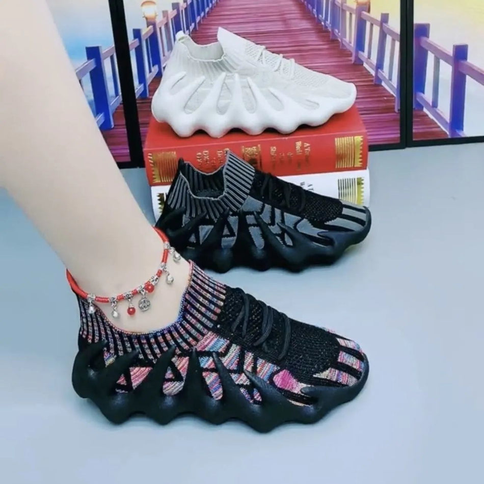 Octopus Korean Style Breathable Flying Knit Sneakers