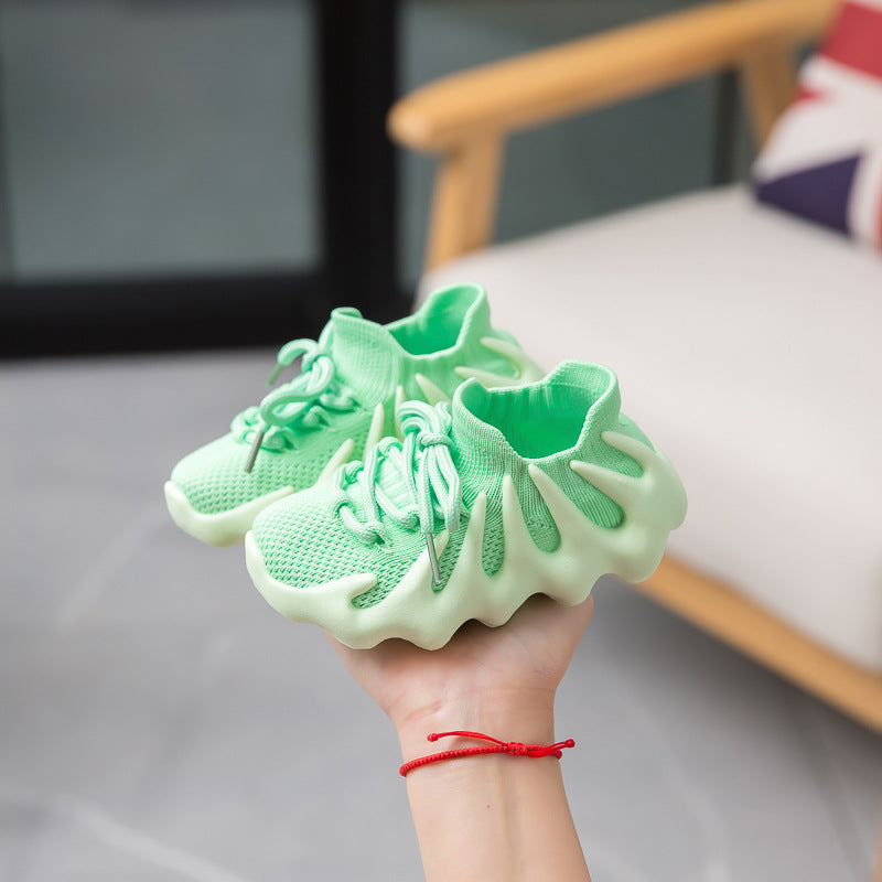 STOCK-Breathable Sock-Style Sports Shoes for Kids