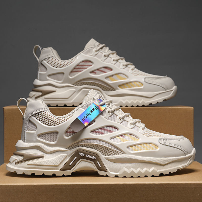 INSTOCK- Men’s Mesh Sports Shoes – Summer Korean-Style Casual