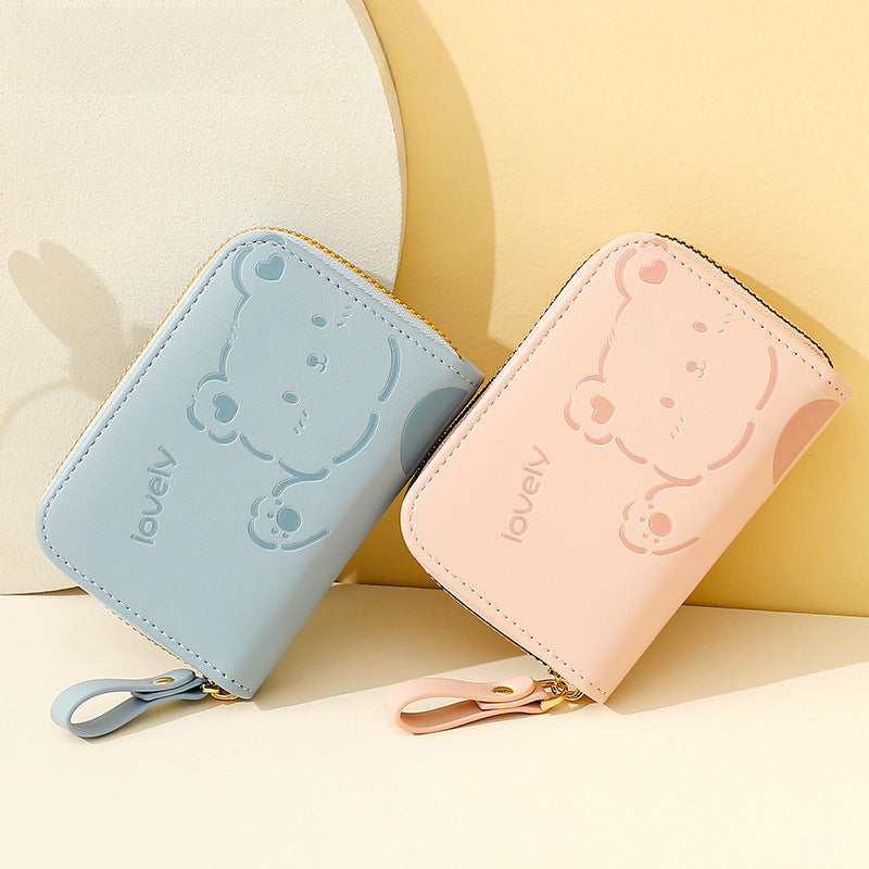 Cartoon PU Organ Wallet – Multi-Card Cute Coin Purse