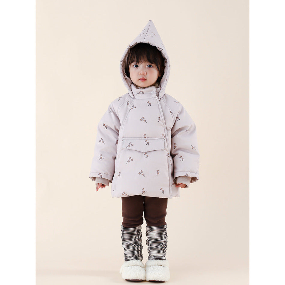 2025 Kids Super Light Jacket – Fleece Hooded Baby Coat