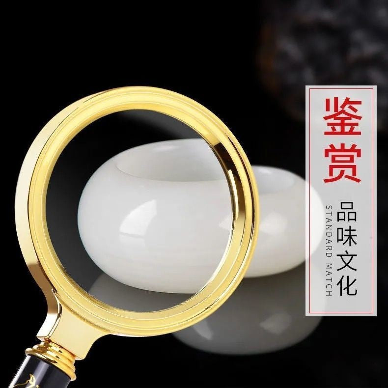100X HD Handheld Magnifying Glass for Elderly & Students