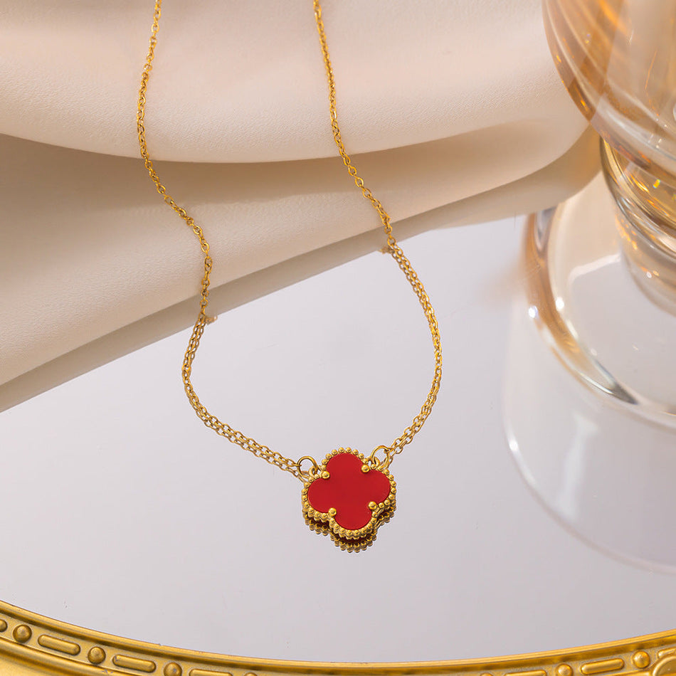 Four-Leaf Clover Lucky Necklace
