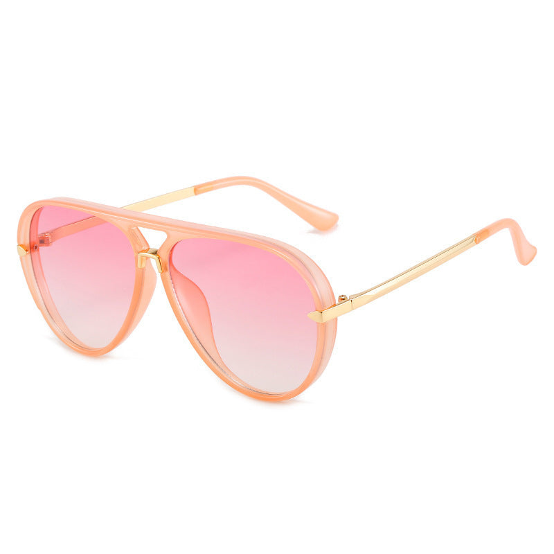 New Aviator Sunglasses Retro Large Frame for Men & Women
