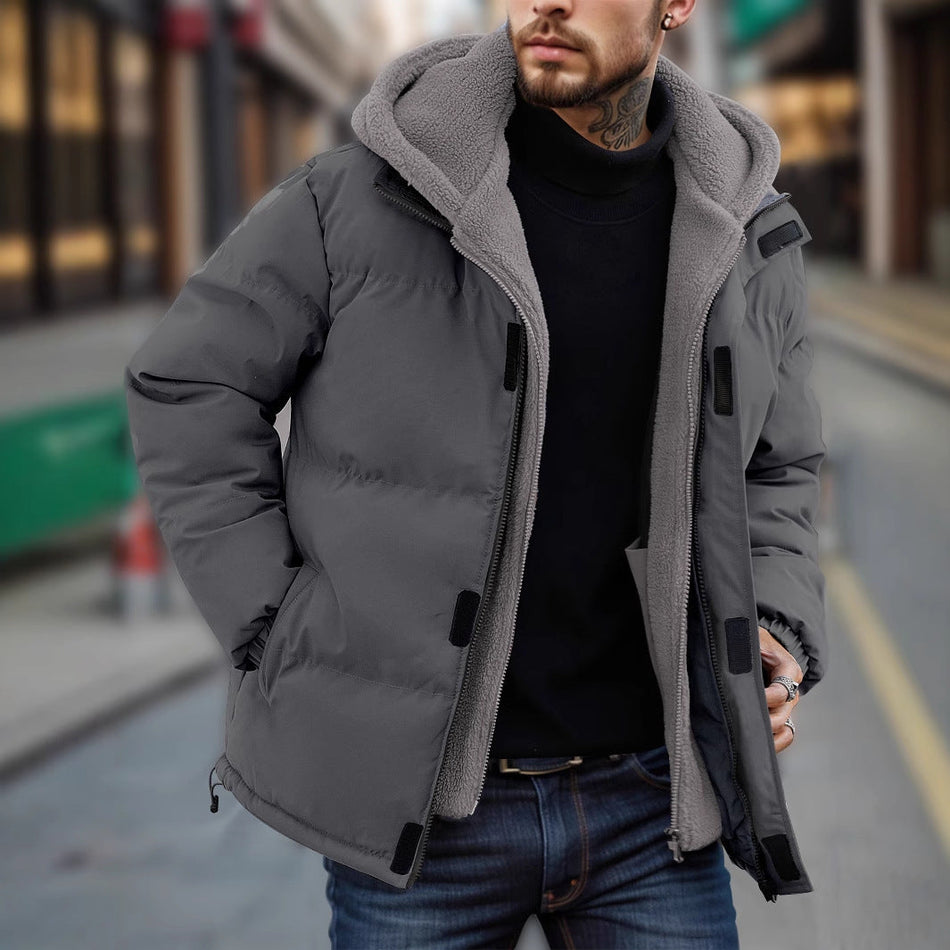 Men’s Heavyweight Quilted Ski Down Jacket