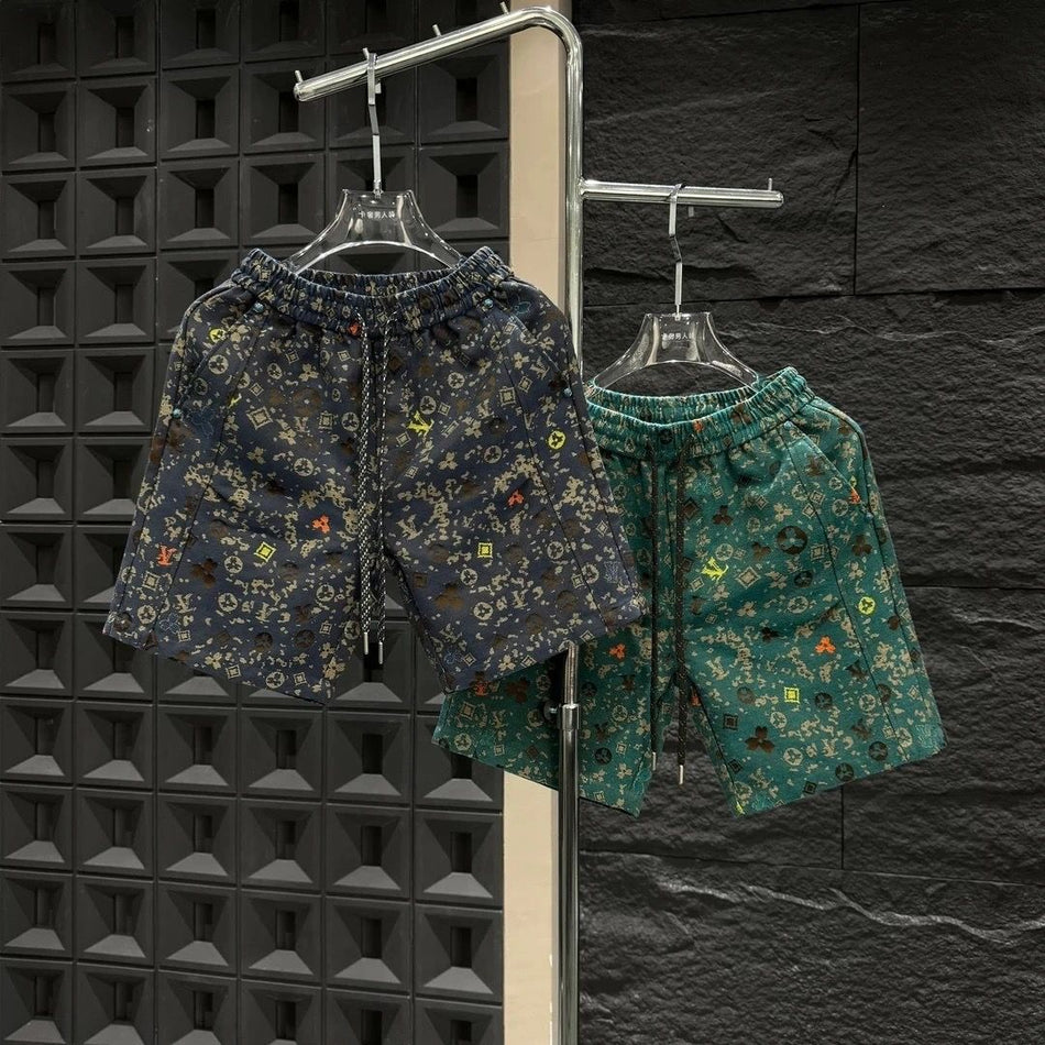 INSTOCK-Men’s Summer Retro Washed Five-Point Shorts Trendy