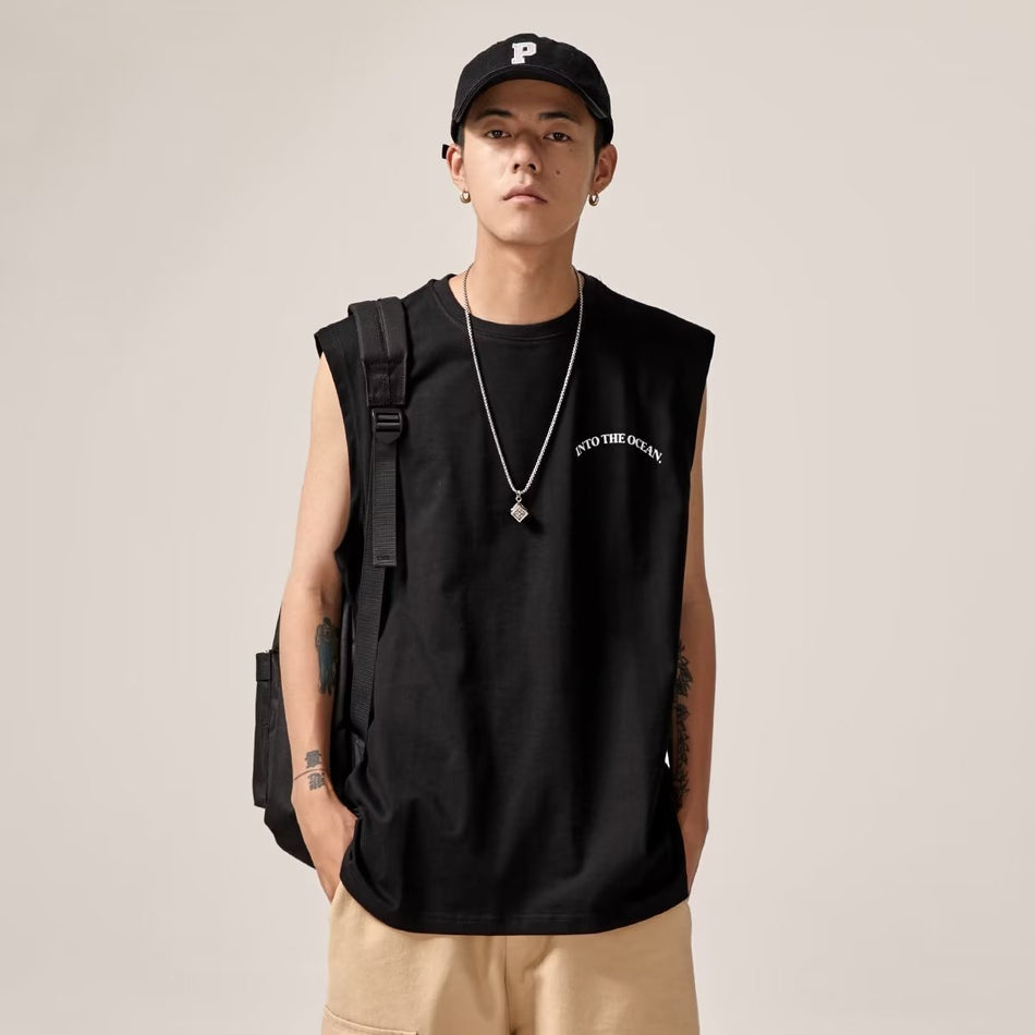 STOCK-Men's Summer Korean Style Sleeveless Sports Vest